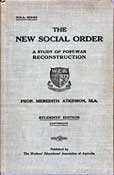 The New Social Order by Atkinson Prof. Meredith
