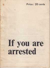 If You Are Arrested by Council of Civil Liberties