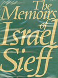 The Memoirs Of Israel Sieff by Sieff Israel