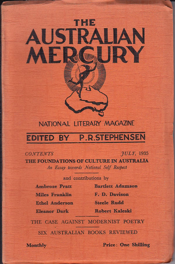 The Australian Mercury by Stephensen, P. R. edits