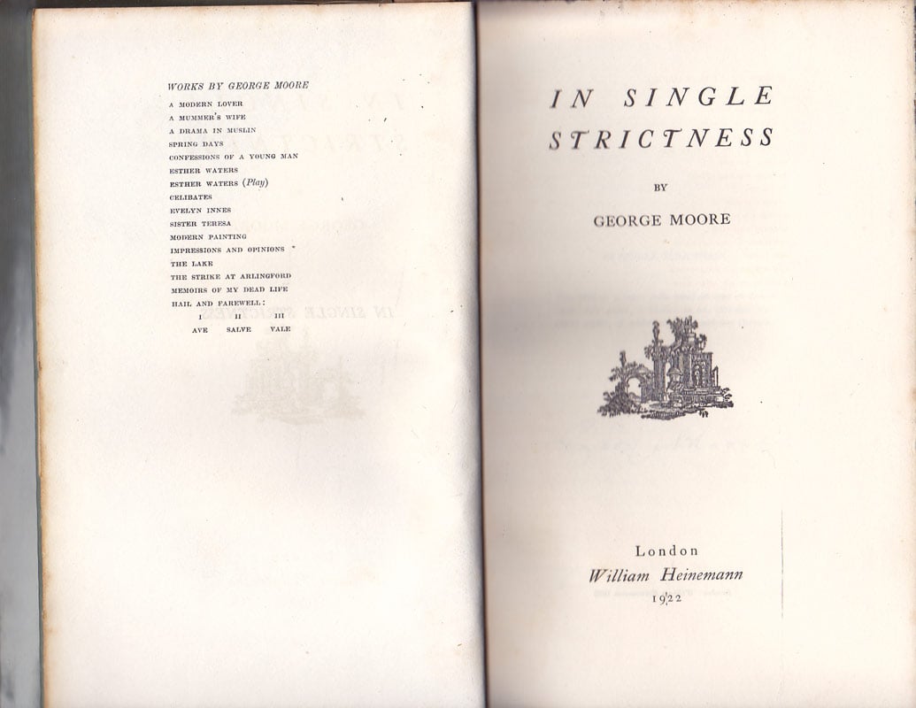 In Single Strictness by Moore, George