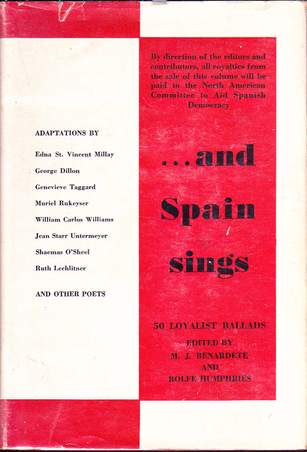 ... and Spain Sings by Benardete, M.J. and Rolfe Humphries edit