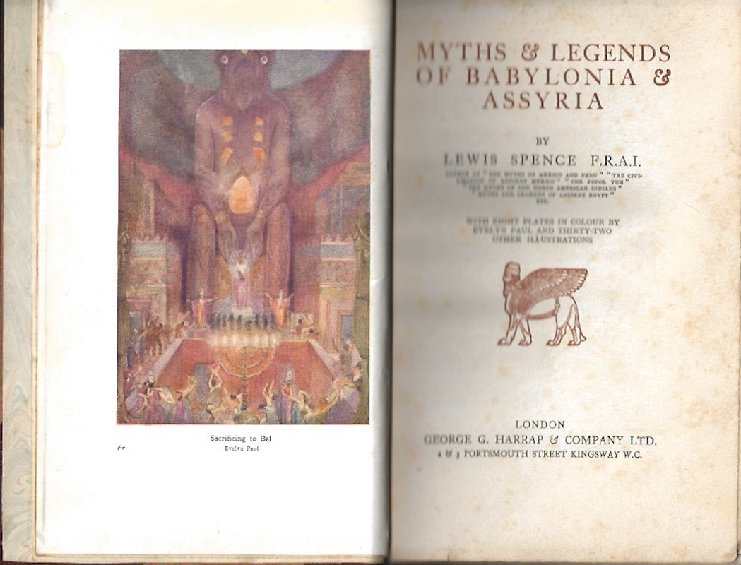 Myths and Legends of Babylonia and Assyria by Spence, Lewis