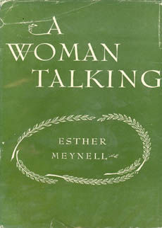 A Woman Talking by Meynell Esther