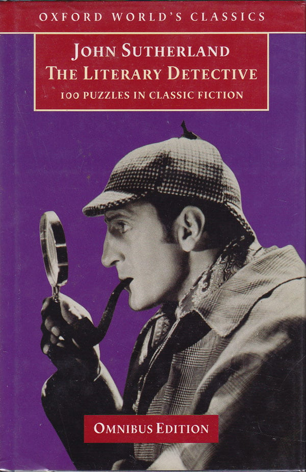 The Literary Detective by Sutherland, John