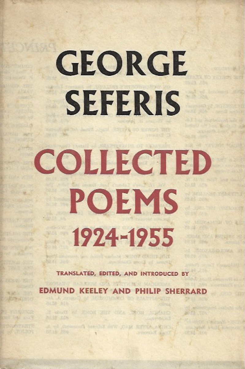 Collected Poems 1924-1955 by Seferis, George