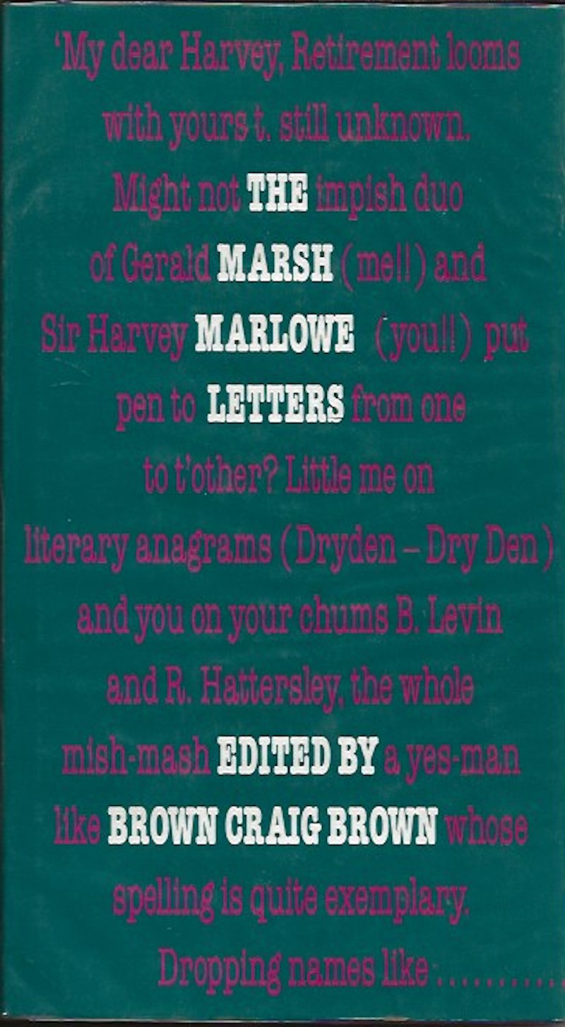 The Marsh Marlowe Letters by Brown, Brown Craig  edits