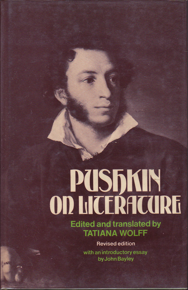 Pushkin on Literature by Pushkin, Alexander