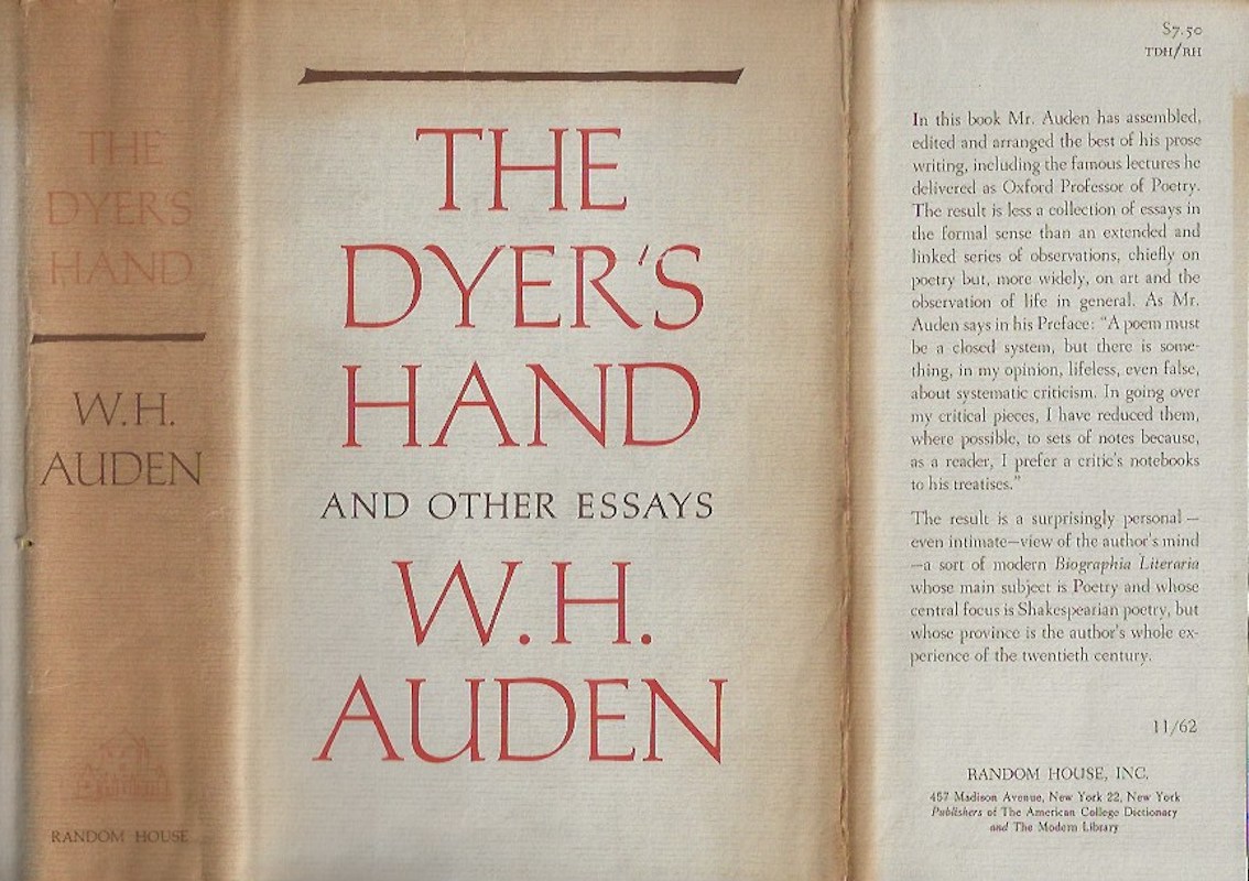 The Dyer's Hand by Auden, W.H.