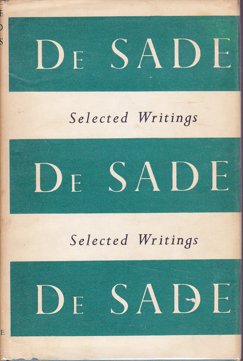Selected Writings by De Sade, Marquis