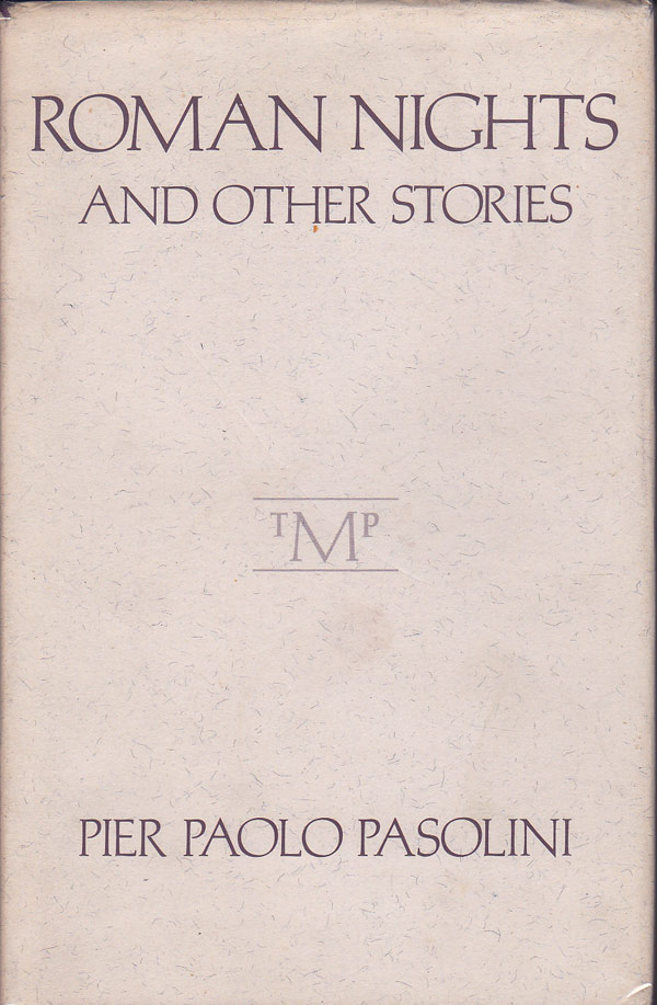 Roman Nights and Other Stories by Pasolini, Pier Paolo