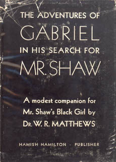 The Adventures Of Gabriel In His Search For Mr Shaw by Matthews Dr W R