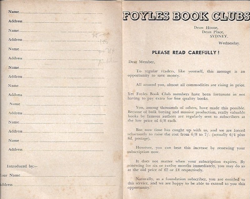 Foyles Book Club by Crumb, Robert