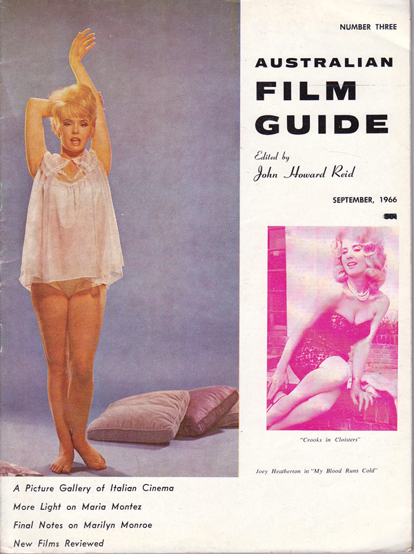 Australian Film Guide by Reid, John Howard edits