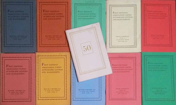 Collection of Catalogues from House of Books by Cohn, Marguerite A.