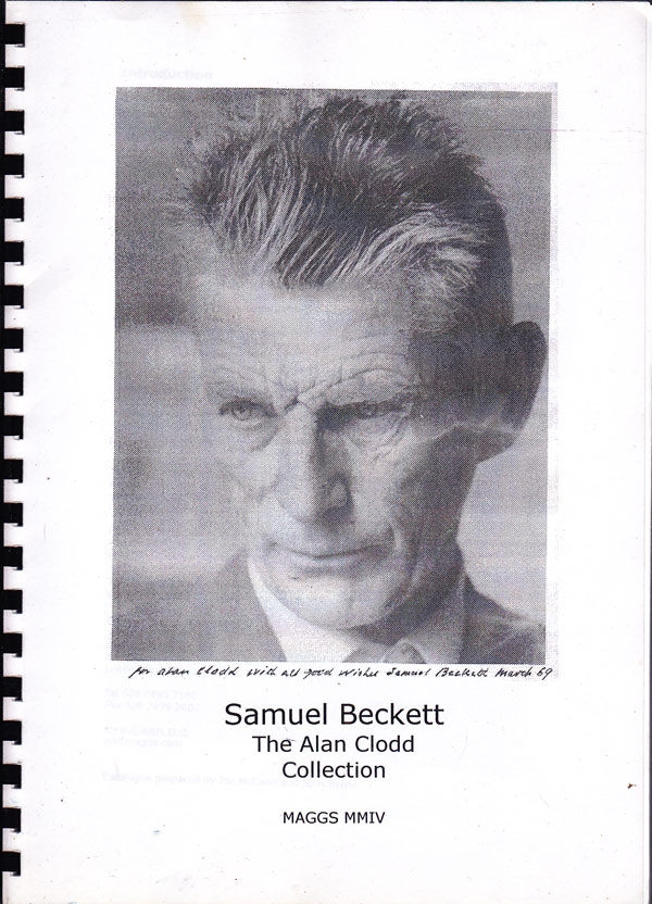 Samuel Beckett - The Alan Clodd Collection by Woolf, Cecil