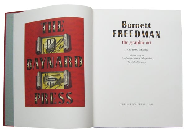 Barnett Freedman - the Graphic Art by Rogerson, Ian