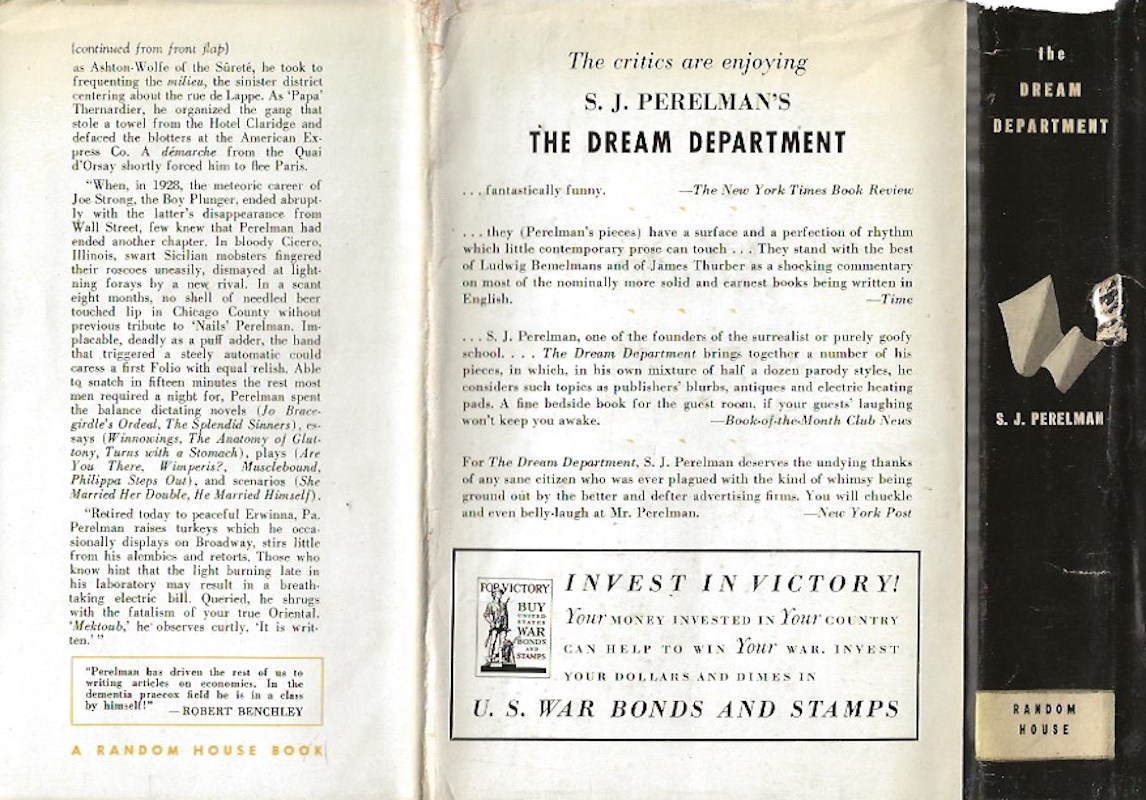 The Dream Department by Perelman, S.J.