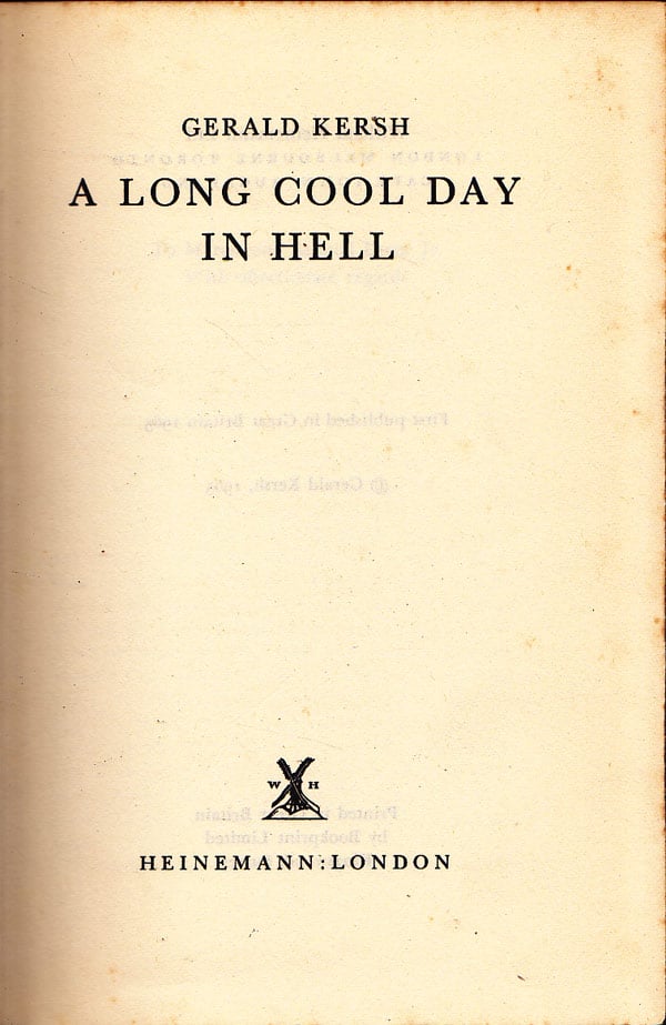 A Long Cool Day in Hell by Kersh, Gerald