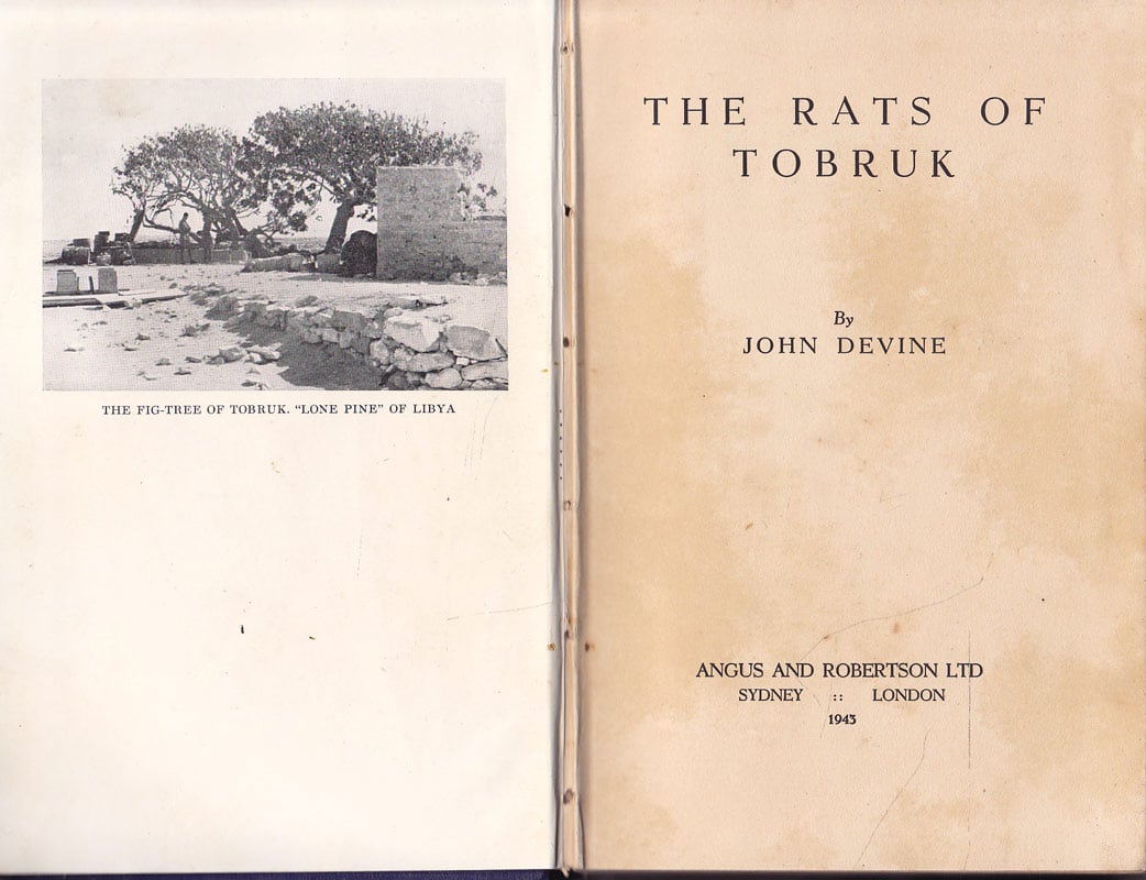 The Rats of Tobruk by Devine, John