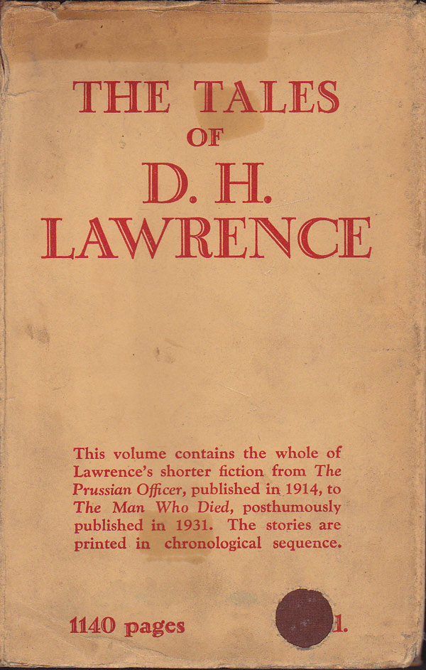 The Tales of D.H.Lawrence by Lawrence, D.H.