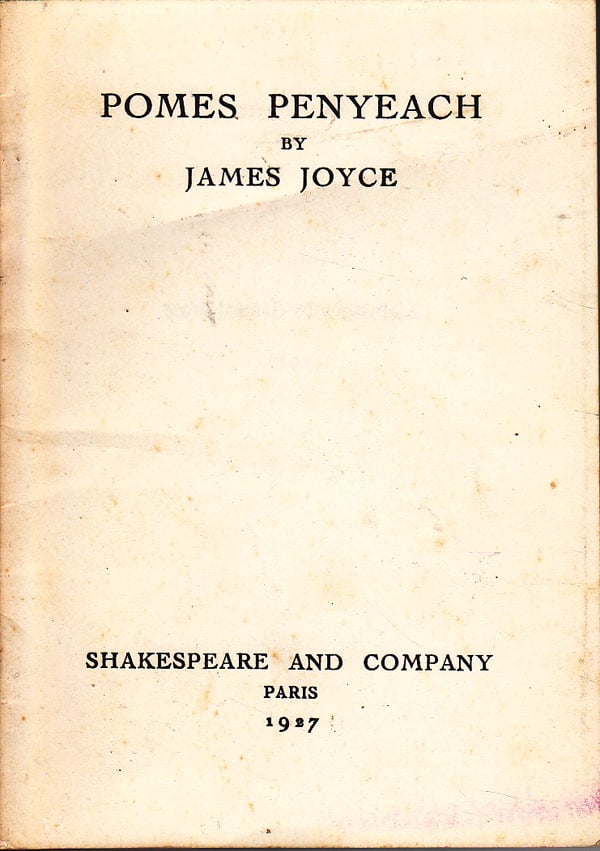 Pomes Penyeach by Joyce, James