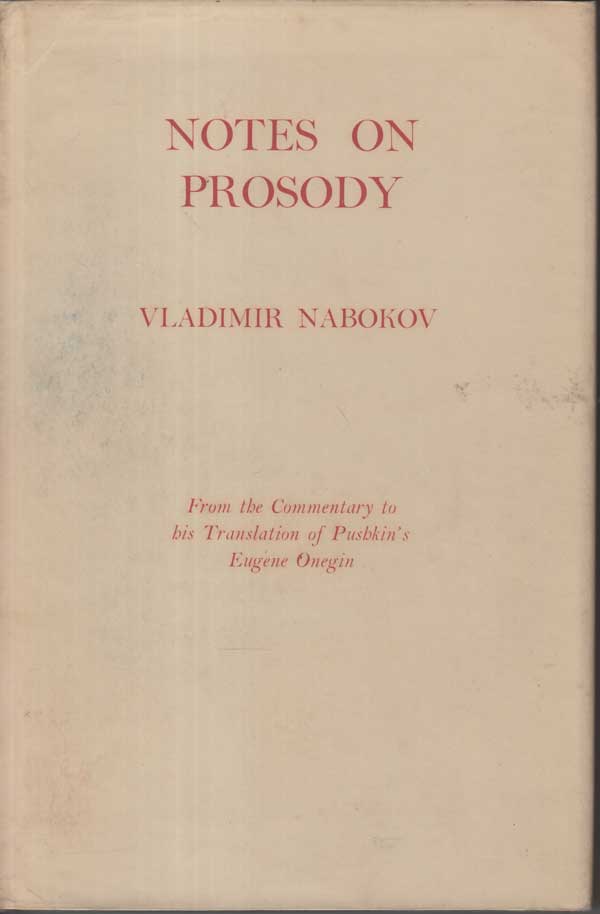 Notes on Prosody by Nabokov, Vladimir
