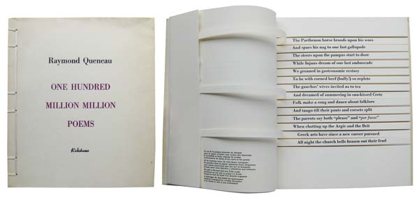 One Hundred Million Million Poems by Queneau, Raymond