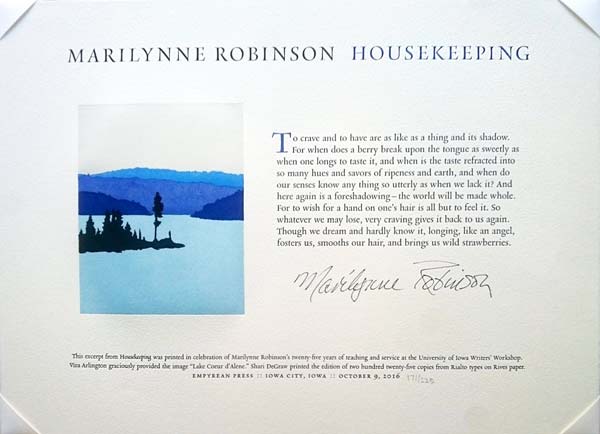 Housekeeping by Robinson, Marilynne