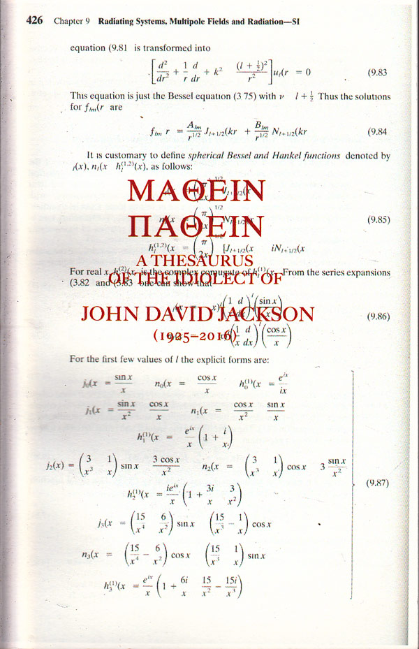 Mathein Pathein: a thesaurus of the idiolect of John David Jackson (1925&#8211;2016) by Jackson, Ian compiles