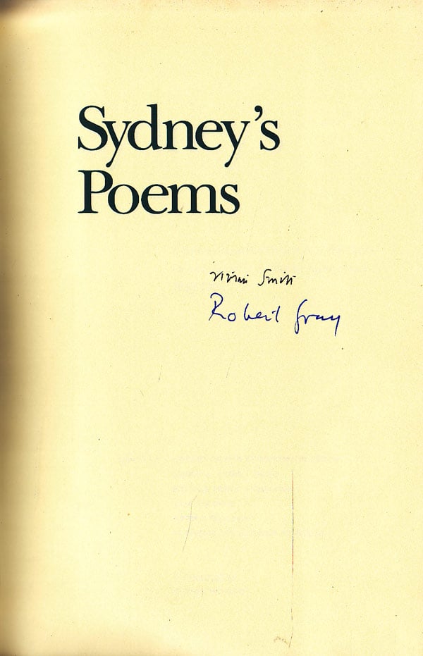 Sydney's Poems by Gray, Robert and Vivian Smith edit
