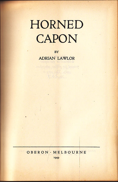 Horned Capon by Lawlor, Adrian