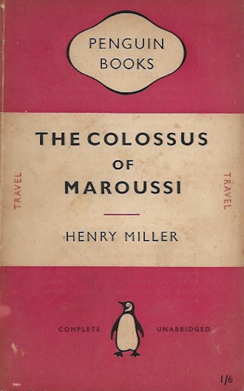 The Colossus of Maroussi by Miller, Henry