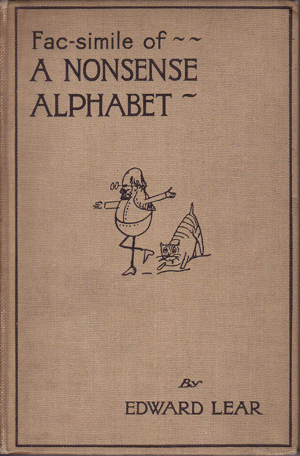 Facsimile of a Nonsense Alphabet by Lear, Edward