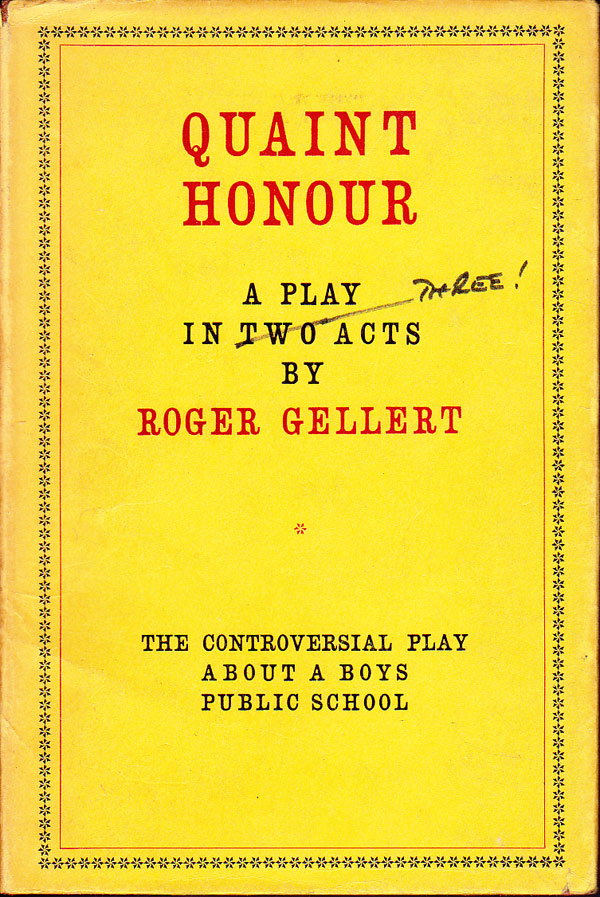 Quaint Honour by Gellert, Roger