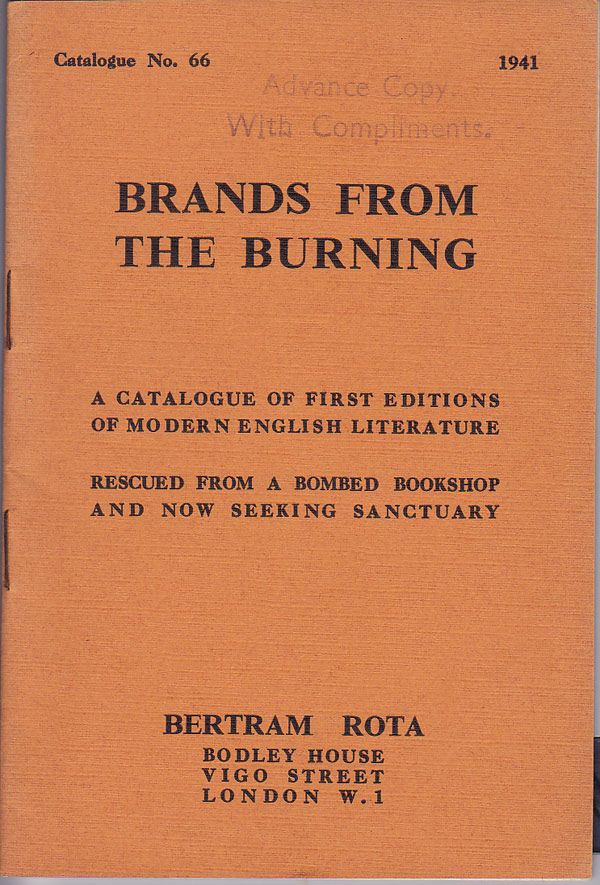 Brands from the Burning by Rota, Bertram