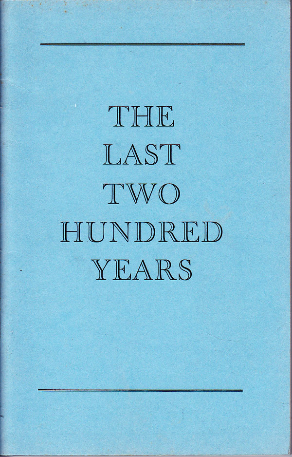 The Last Two Hundred Years by Meredith, Michael