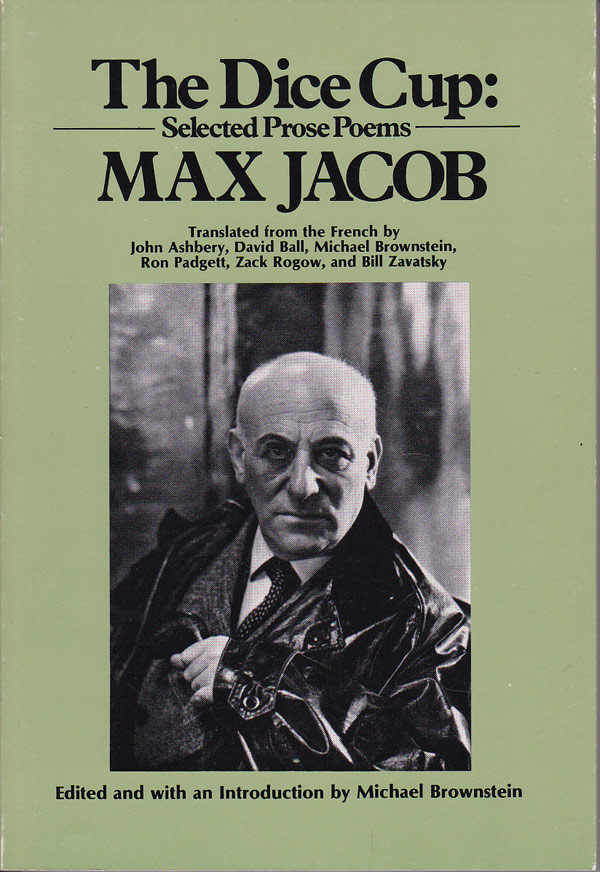 The Dice Cup - Selected Prose Poems by Jacob, Max