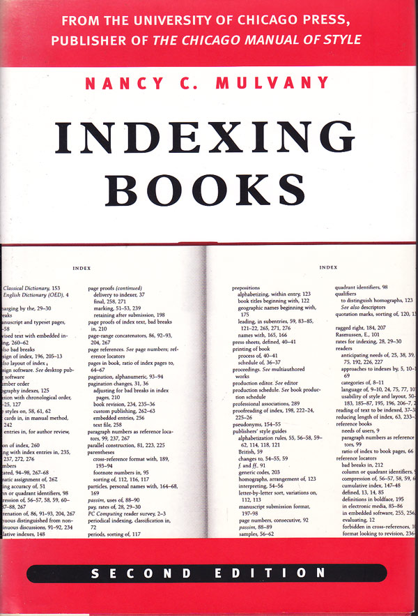 Indexing Books by Mulvany, Nancy C.
