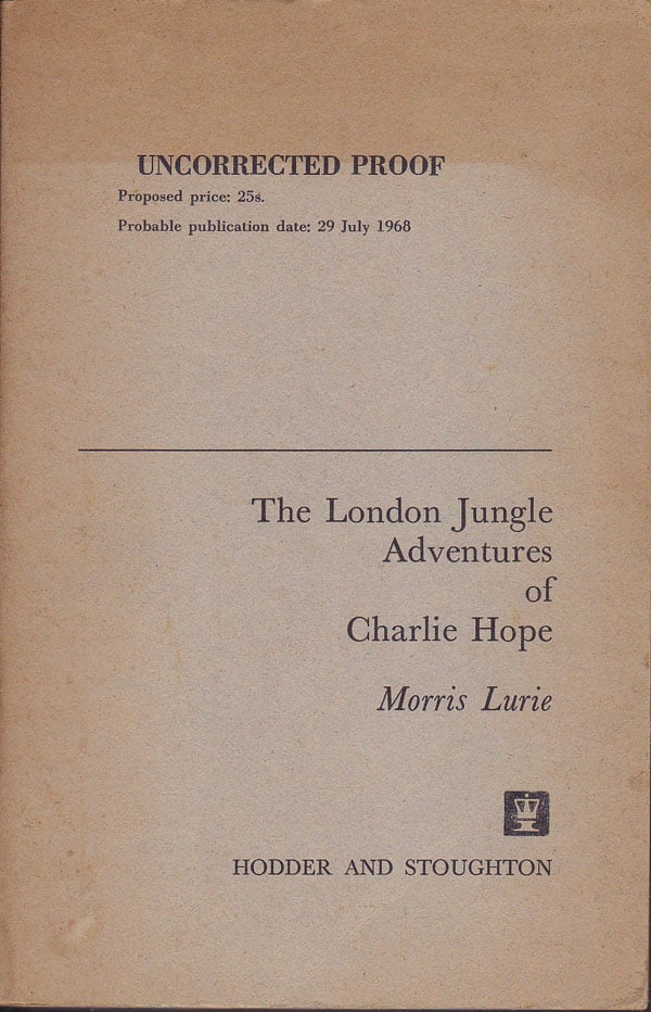 The London Jungle Adventures of Charlie Hope by Lurie, Morris