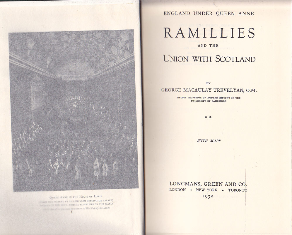 Ramillies and the Union With Scotland by Trevelyan, George Macaulay
