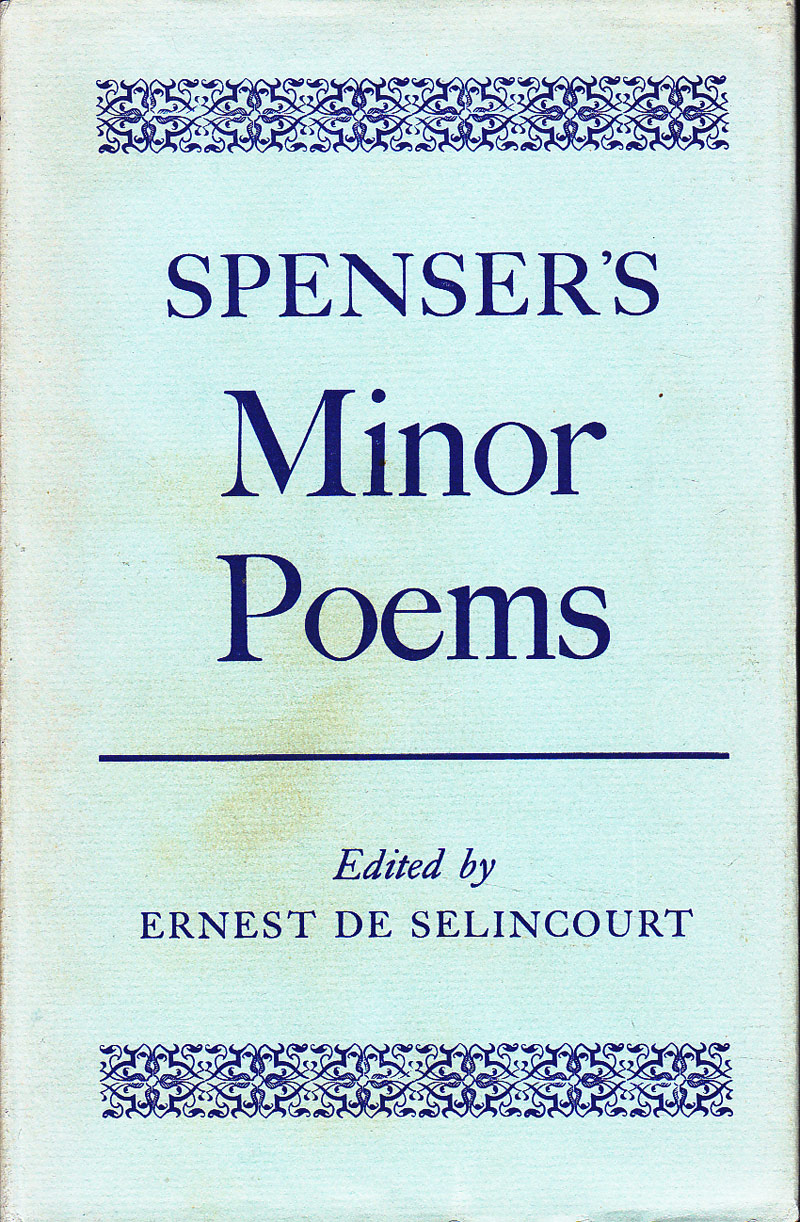 Spenser's Minor Poems by Spenser, Edmund