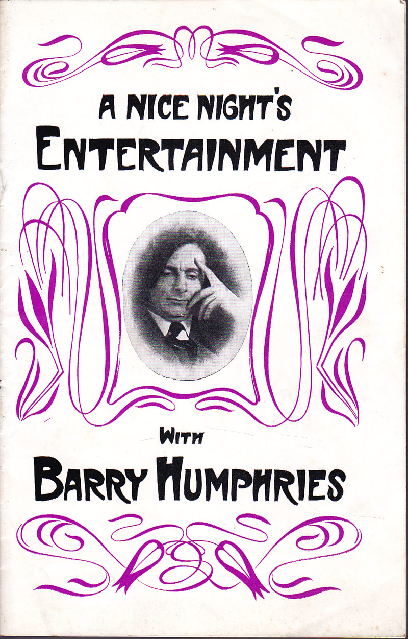 A Nice Night's Entertainment by Humphries, Barry