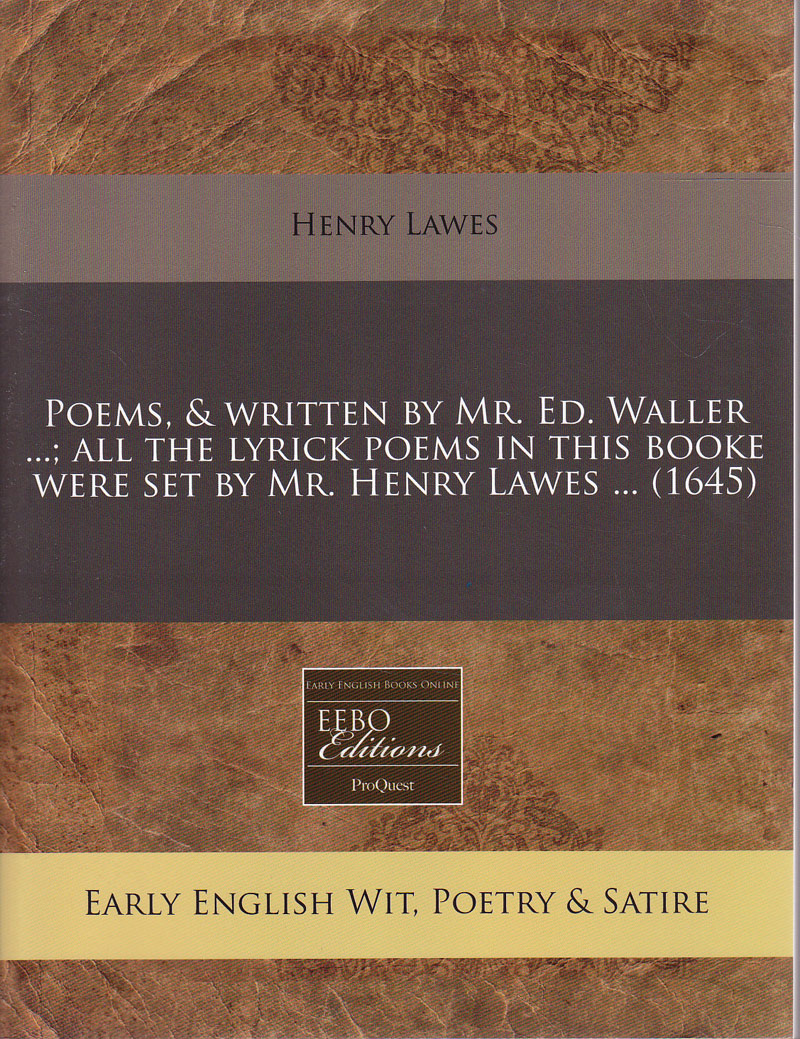 Poems, &amp;c. by Waller, Edmund