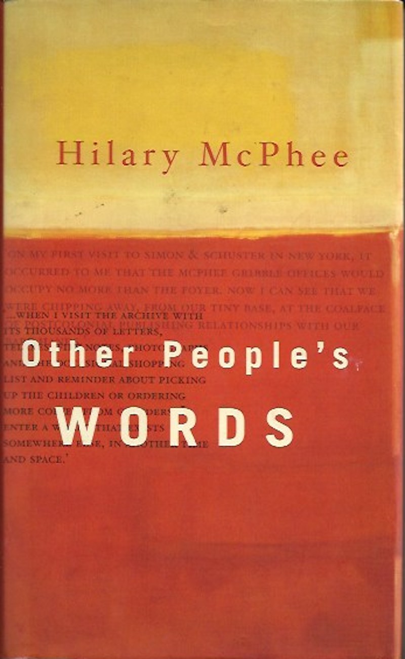 Other People's Words by McPhee, Hilary