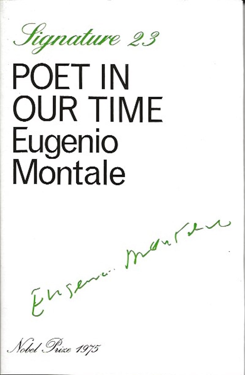 Poet in Our Time by Montale, Eugenio
