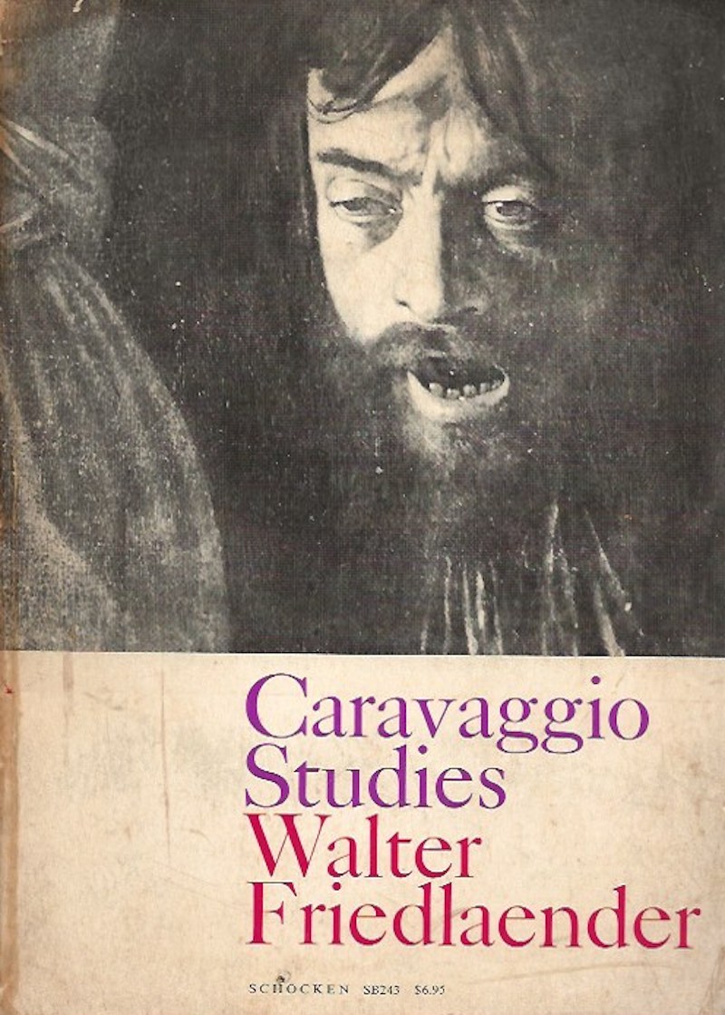 Caravaggio Studies by Friedlander, Walter