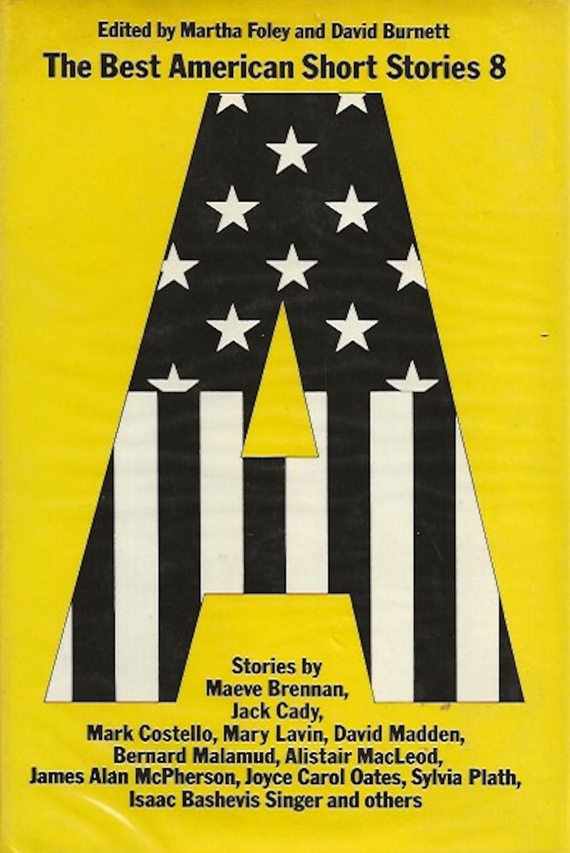 The Best American Short Stories 8 by Foley, Martha and David Burnett edit