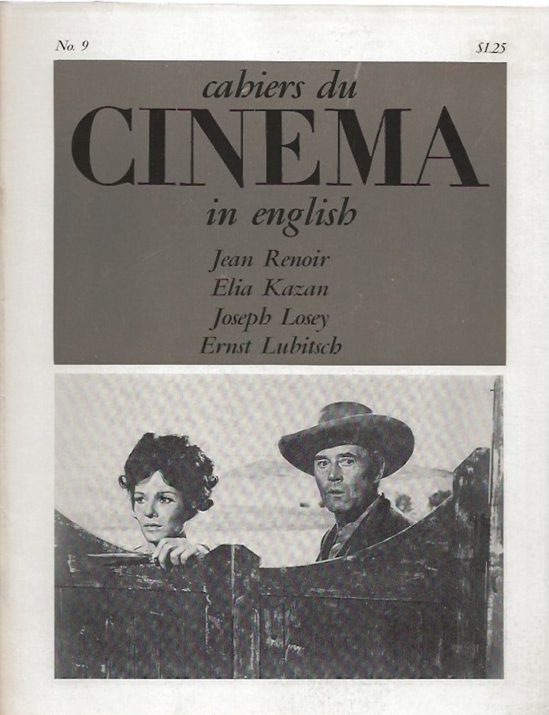 Cahiers du Cinema in English by Sarris, Andrew edits