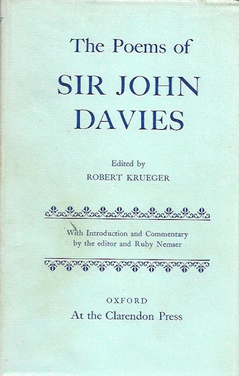 The Poems of Sir John Davies by Davies, Sir John